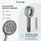 Pommeau de douche filtrant Purova